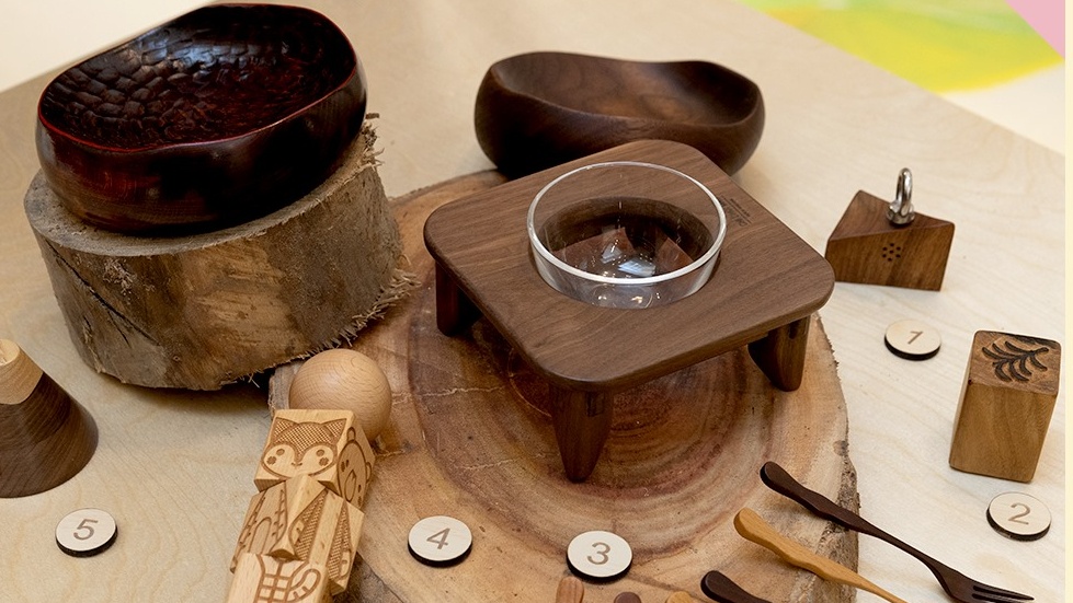 木工展有不同互動式的作品